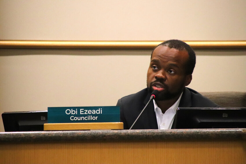 City Councilor Obi Ezeadi was among councilors voting to censure colleauge Bruce Baker for his June 24 comments.